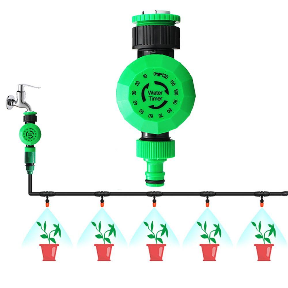 Garden Automatic Water Timer 2 Hour Mechanical Water Timer Valve Home Garden Irrigation Controller Program System Sprinkler