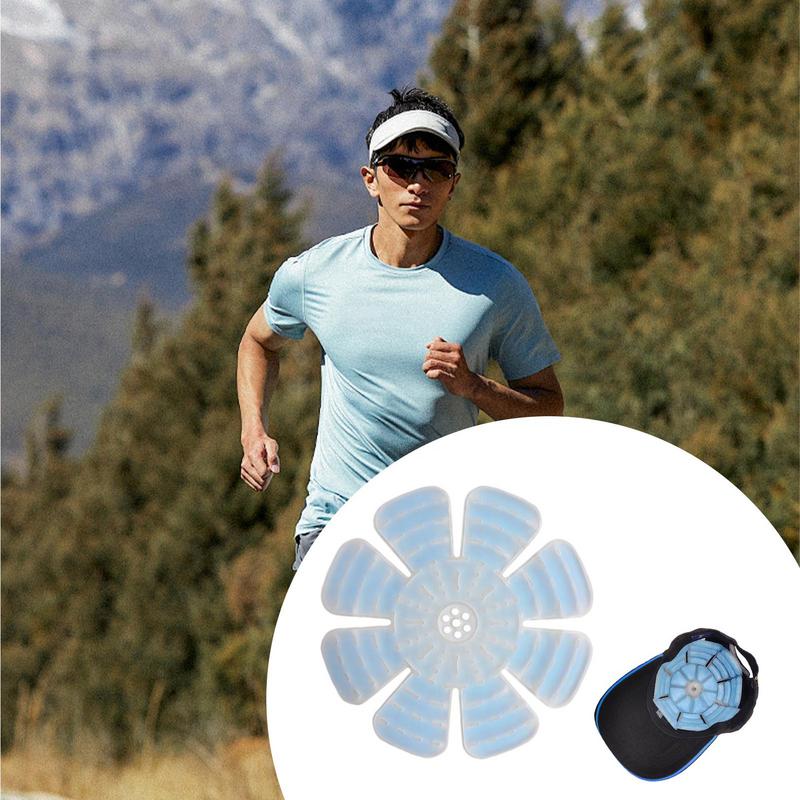Heads Ice Pack Hat Cooling Foldable Ice Pack Cold Packs Multi-Functional Hat Cooling Healthy for Fishing Hiking Camping