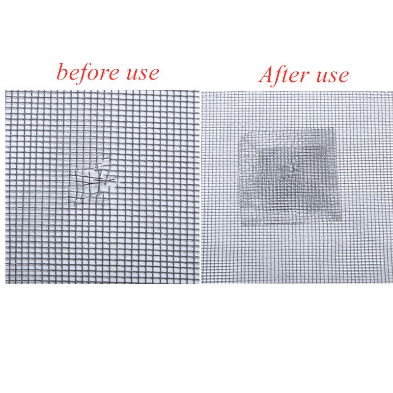 1-10 unds/pack de mosquiteros para ventana parche de reparación autoadhesivo diy partición exterior insectos FIy cortinas para bichos Protector de protección
