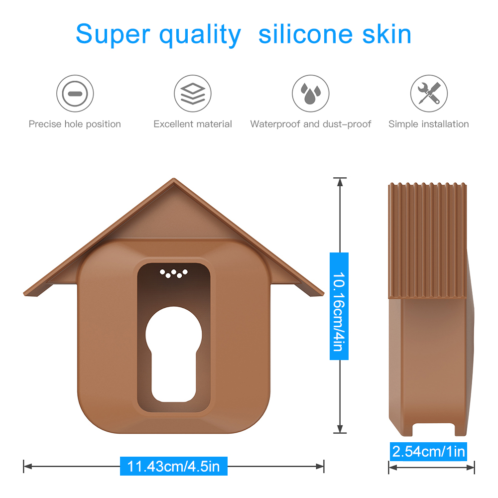 1 Pack Silicone Skin for Blink XT Cameras Security Mrount for Blink XT Cover Outdoor Weatherproof UV-resistant Protective Case