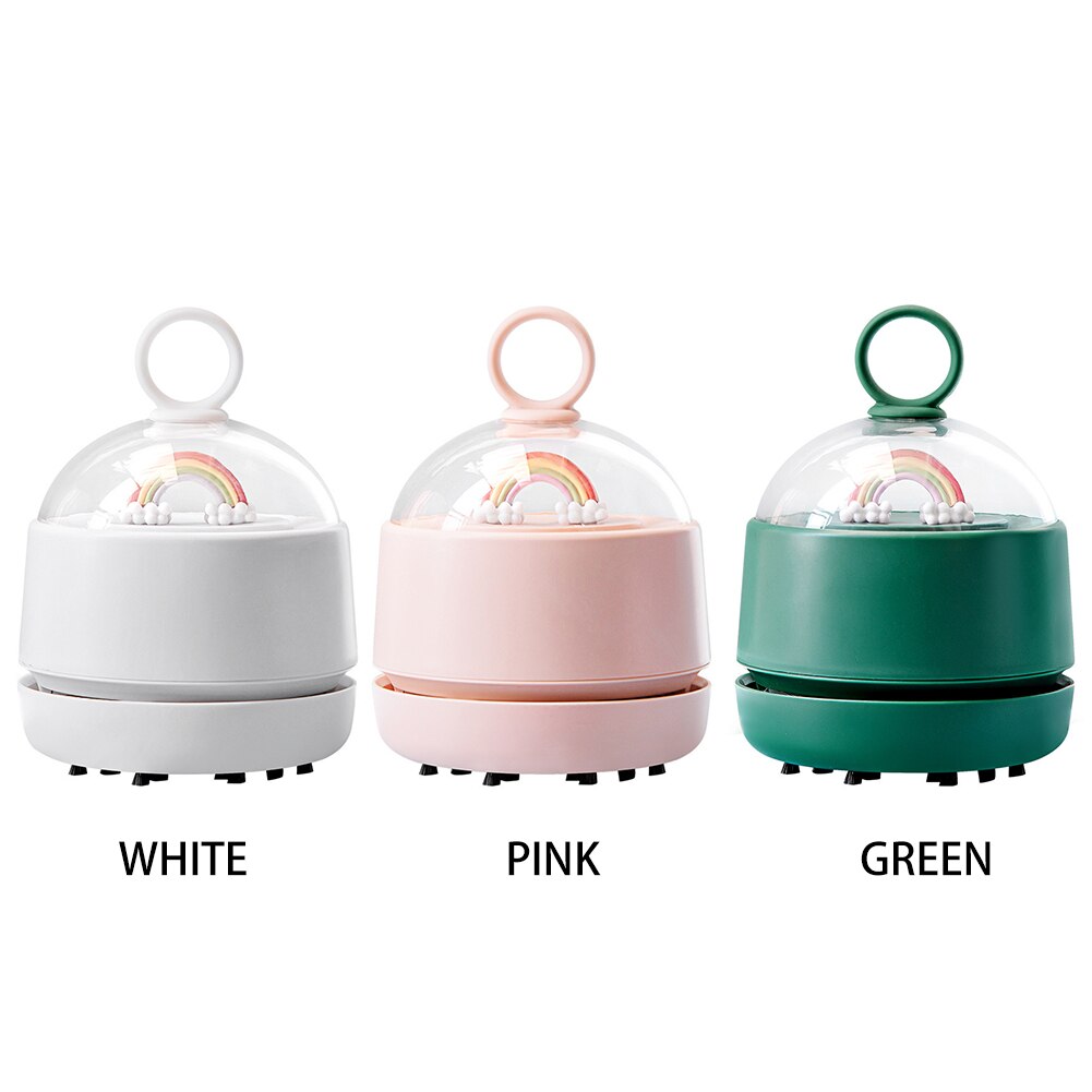 Desktop Vacuum Cleaner Handheld Rechargeable Small Dust Crumbs Suction Cleaning Mini Vacuum Cleaner Household Cleaning Tools