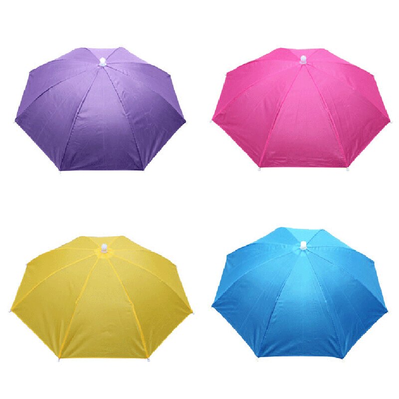 Parapluie casquette de pêche | Chapeau de Sport en plein air, chapeau de randonnée, couvre-chef, chapeaux de Camouflage, parapluie pliant, protection solaire, parasol