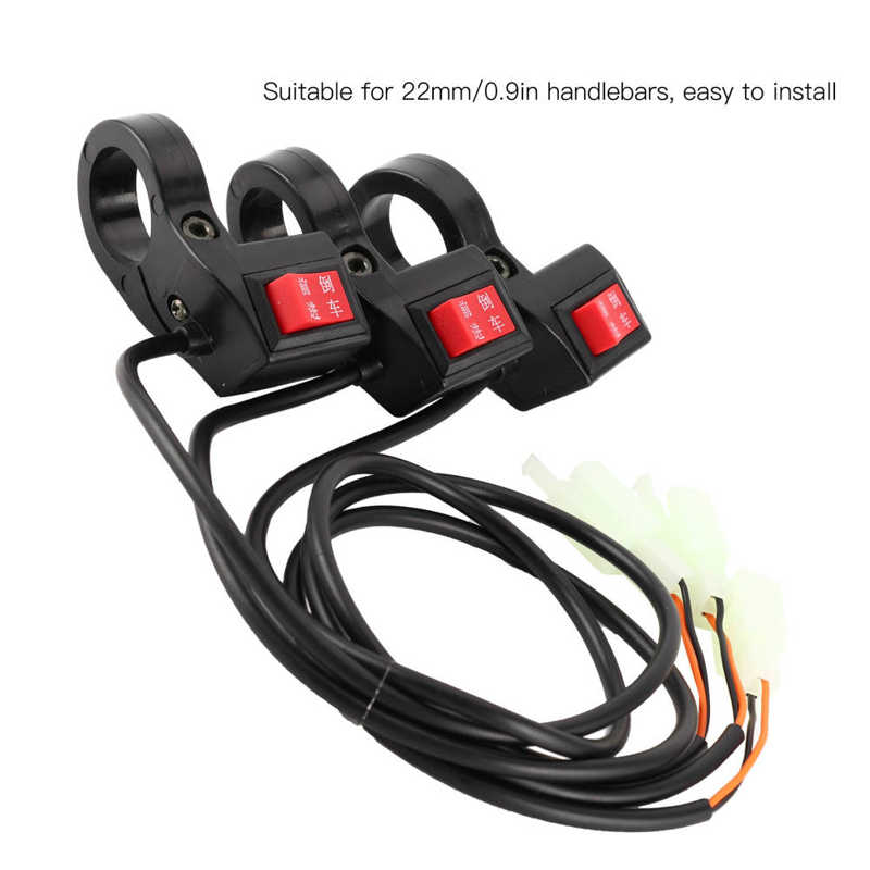 Handlebar Forward and Reverse Switch Electric Bicycle Scooter Handlebar Forward and Reverse Gear Switch Replacement