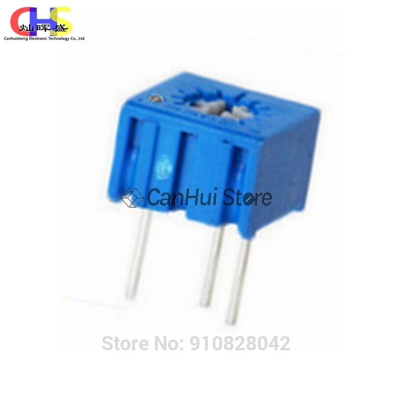 10pcs 3362 3362P series resistance 101 201 501 102 202 502 103 Trimpo Trimmer Potentiometer 3362 500R 1K 2K 5K 10K 20K 50K 100K