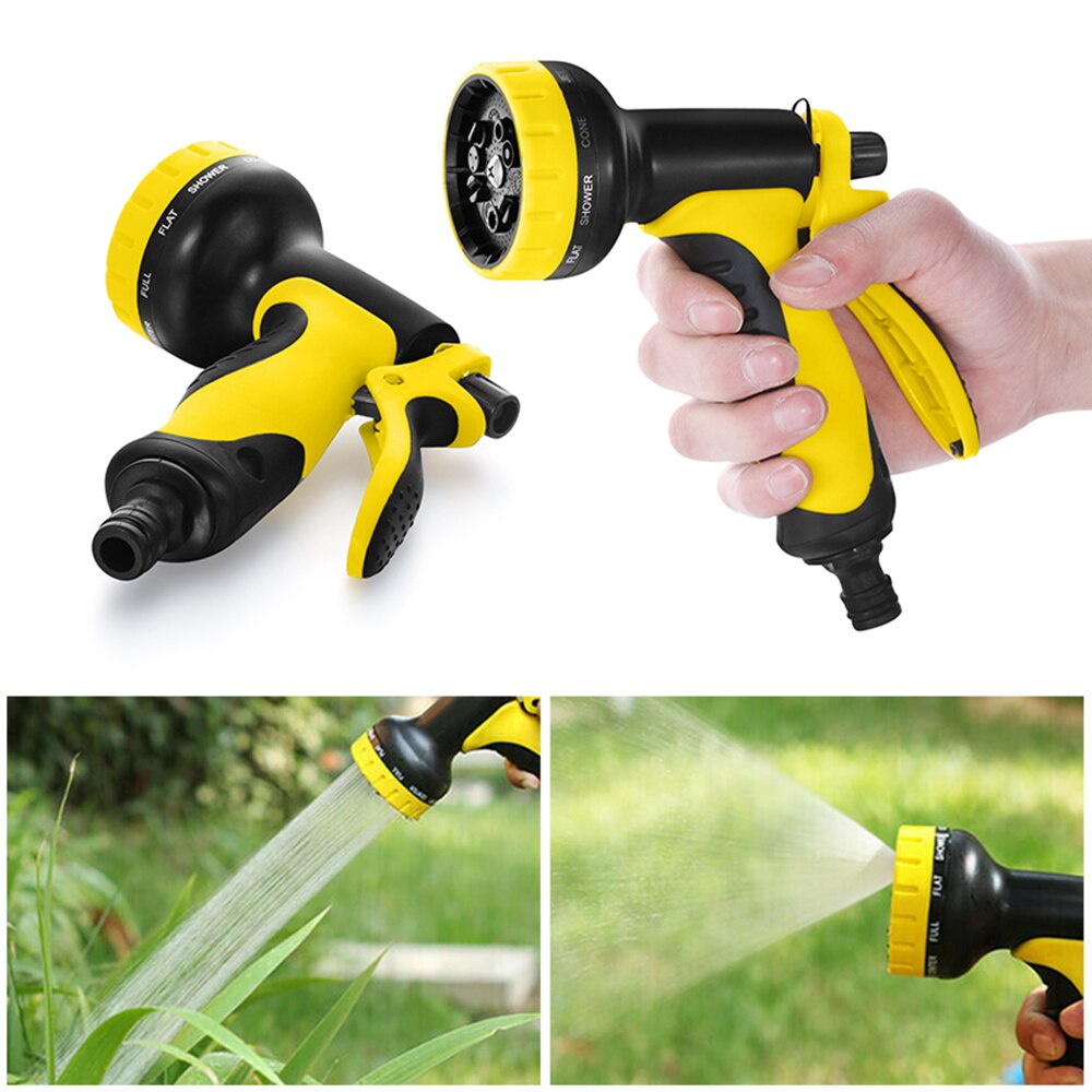 Multifunctionele 10 in 1 multifunctionele tuin waterpistool kop zachte grip handvat tuinslang pijp waterpistool sproeier bewatering