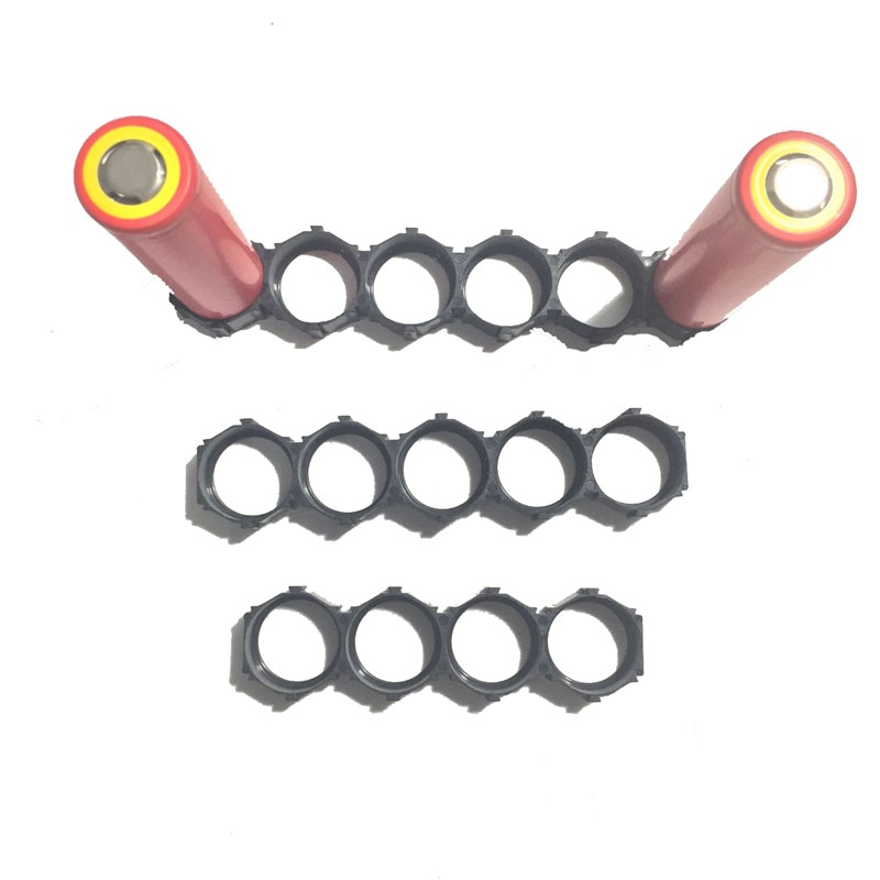 50 stk 18650 4p 5p 6p celleholder 18650 batteri afstandsholder batteribeslag til 18650