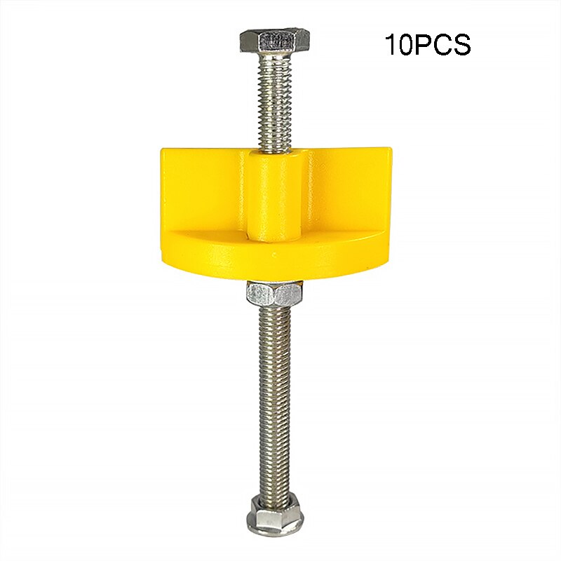 10Pcs Manual tile Locator Wall Tile regulator Height Adjustment Positioner Leveler Ceramic Fine Thread Rising Construction Tool
