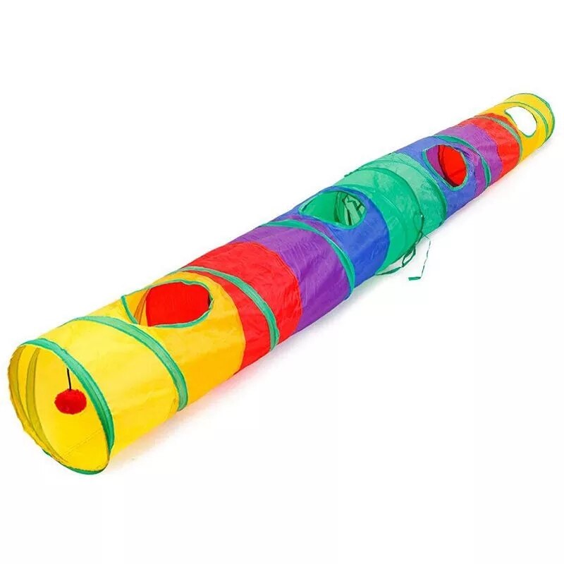 Tubo De Huisdier Para Túnel De Gato Práctico, Juguete Plegable Para Jugar En Interiores, Cachorro Gatito, juguetes Para Puzle, Ejerci: Default Title