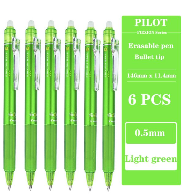 Pilot Frixion-Juego de bolígrafos de Gel borrables, repuesto Original reemplazable de 0,5/0,7mm, papelería japonesa, suministros de escritura para oficina y escuela: Mandarina