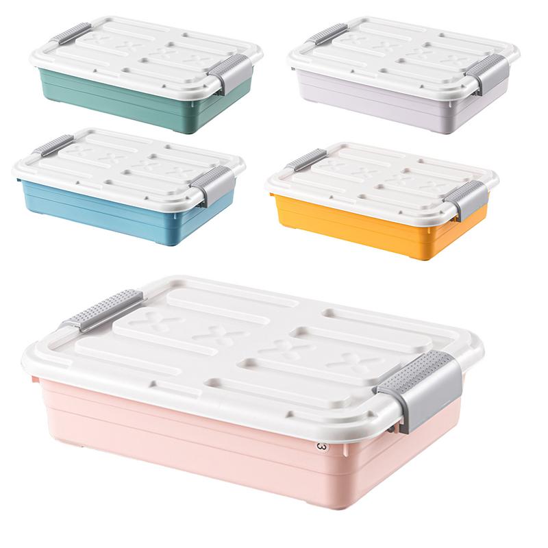 Onderbed Organizer Onder Bed Opslagcontainers Waterdicht Met Casters Grote Capaciteit Ruimtebesparende Opslagbenodigdheden