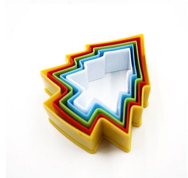 Molde de galletas con figuras geométricas, utensilio de cocina para hornear pasteles y sartenes, DIY, 5 uds.: L0008 6