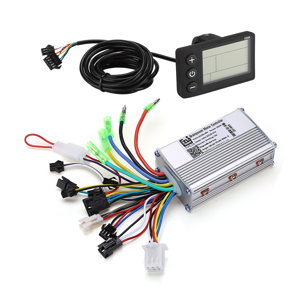 Electric Bicycle Brushless Controller Dual Model 36V 48V 350W Electric Bike Ebike Controller Ebike Accessory
