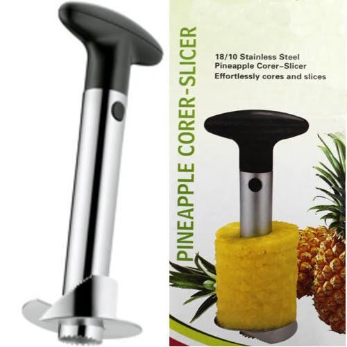 Fruit Ananas Corer Slicer Peeler Snoeier Cutter Mes Keuken Tool Roestvrij [210118]