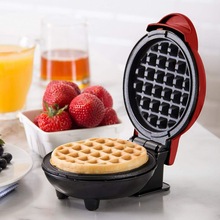 Mexi mini vaffelmaskine klassisk nonstick morgenmad panini maskine individuelle runde bærbare køkkenredskaber