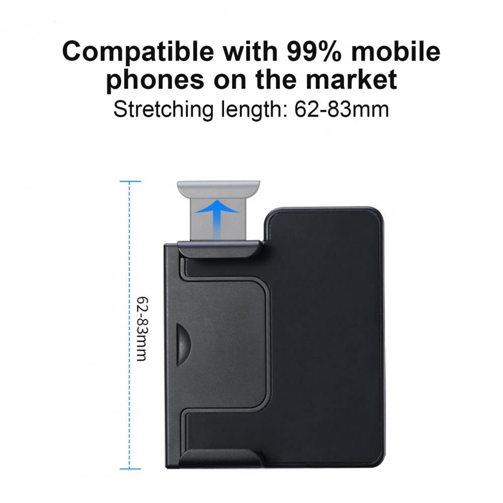 REMAX CapGrip Phone Handheld Selfie Booster - Bluetooth Remote Control - 1/4" Screw Mount - ABS Metal