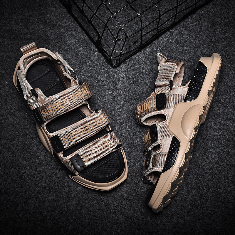Troadlop gladiator mænd sandaler behagelige strappy sko afslappet sommer fodtøj rom stil strand sko til mænd