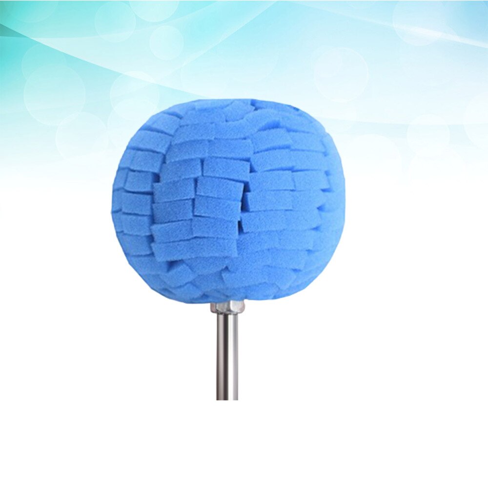 Auto Hub Gepolijst Spons Pads Ronde Waxen Spons Bal Detaillering Buffer Voor Auto (Rood)