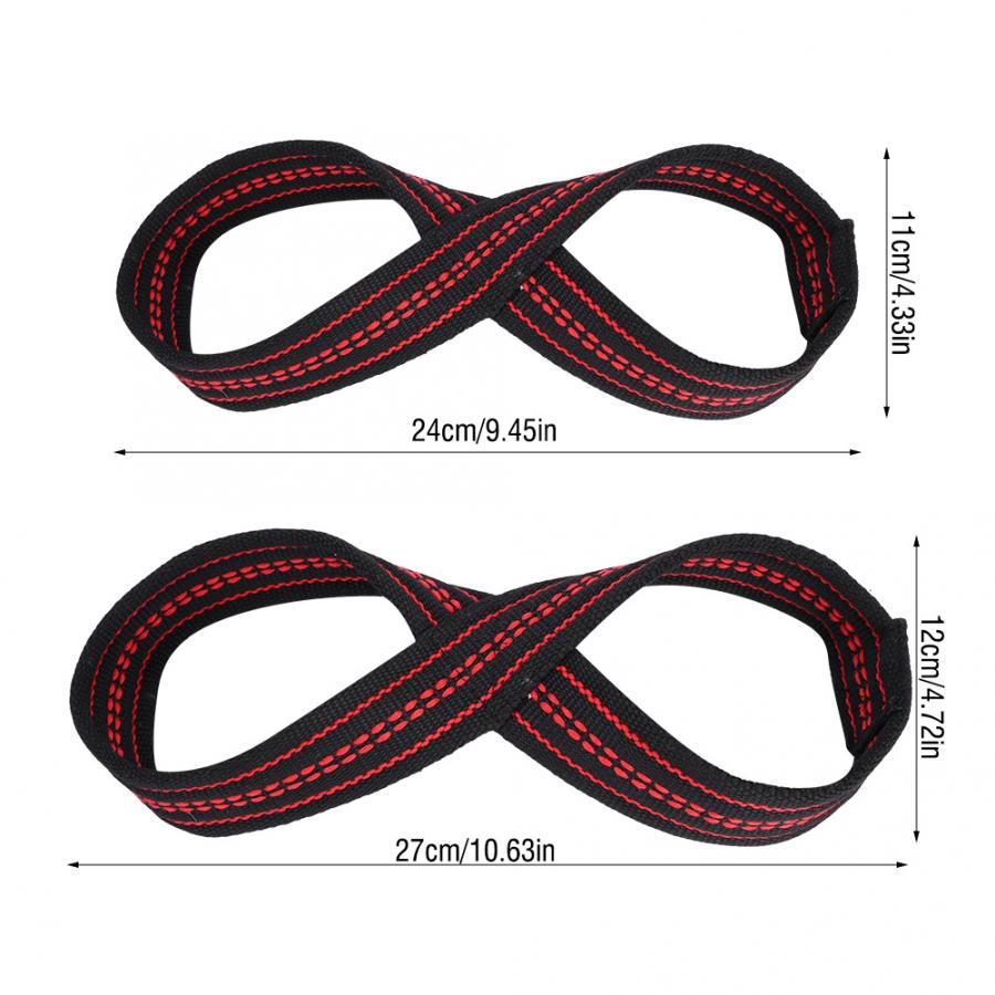 1pair Weight Lifting Wrist Guard Soft Nylon Weightlifting Straps Wrist Brace Gym Training Support Hand Palm Protective Belt Band