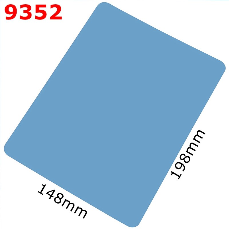 Deli 9531-9534 A5 A5 Writing pad plastic writing board blue red yellow color boards: 198x148mm-blue