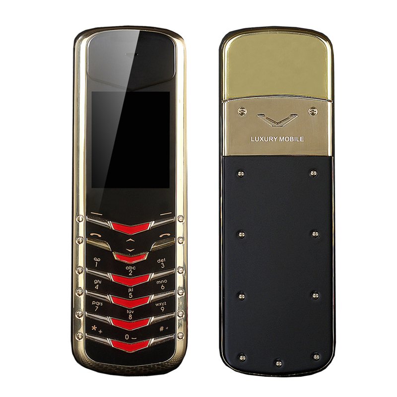 Unlock Bar Luxury Senior Cellphone K6 BT Dial Metal Case Dual Sim Signature Classic Russian Key Greek Memu No Camera