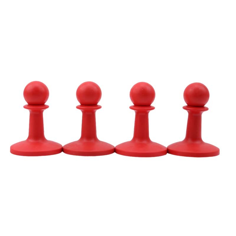 4 pièces/ensemble casquette Anti-foudre Camping tente poteaux auvent tige Support barre Anti-tonnerre Protection couverture chapeau: red