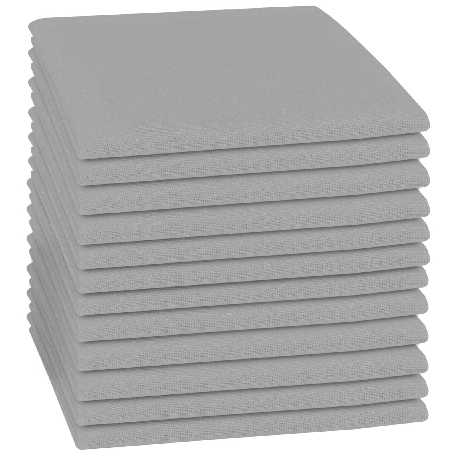 BEBUSINGOTO 20 Tovaglioli In Cotone 48x48 Cm, Tovaglioli In Stoffa Lavabili In Lavatrice Tovaglioli Morbidi Per Matrimonio Tovaglioli Quadrati In Raso Bianco 87154963