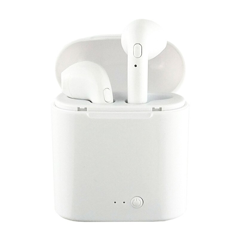 I7s Tws Bluetooth 5.0 Oortelefoon Met Opladen Doos Draadloze Hoofdtelefoon Stereo Sport Waterdichte Oordopjes Headsets Met Microfoon: White