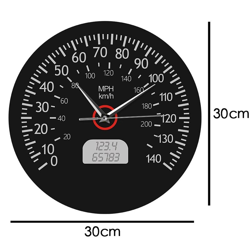 Reloj Digital de pared con velocímetro para coche