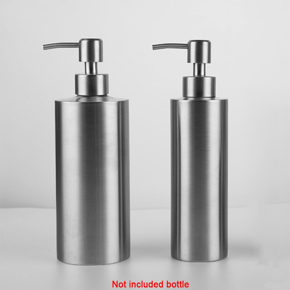 2pcs Liquid Soap Dispenser Home Office Replacement Pump Press Universal Tools Modern Stainless Steel