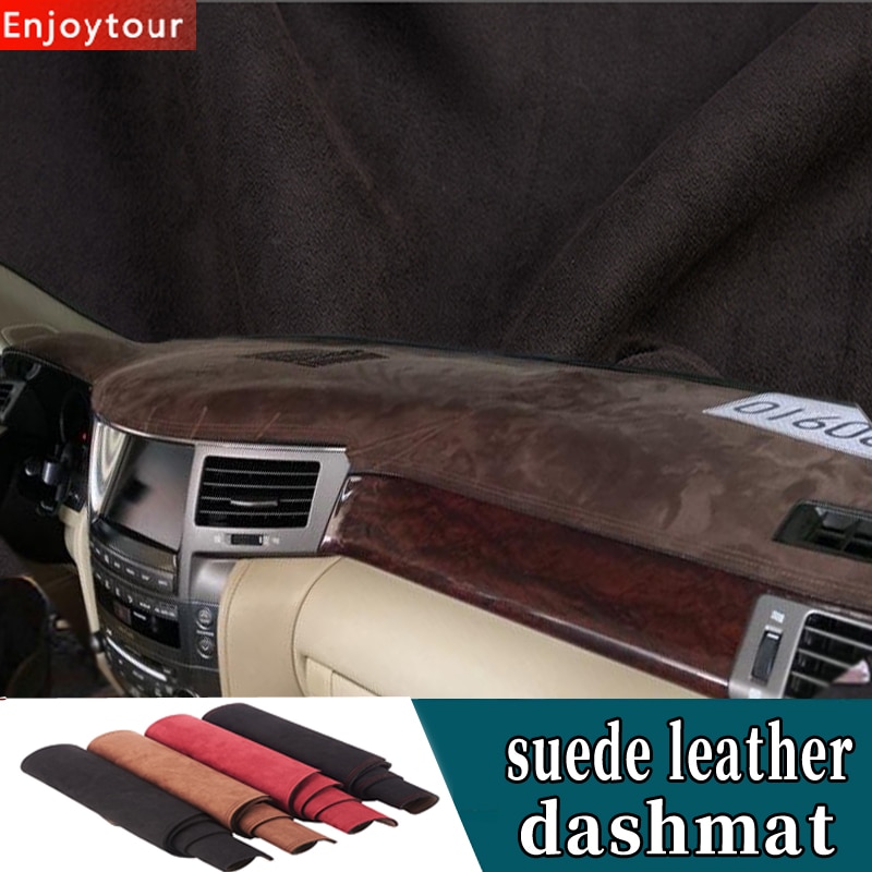 For Lexus LX570 LX 570 Suede Leather Dashmat Dashboard Cover Pad Dash Mat Carpet Car-styling