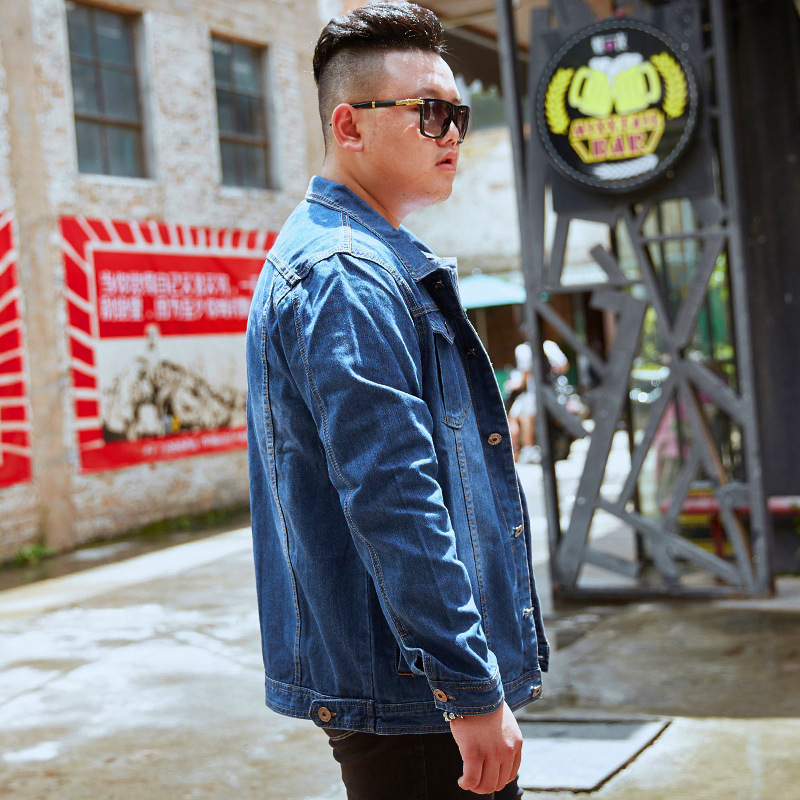 Denim Jacken Herren 7XL 6XL 5XL 4XL Plus Größe Jean Jacke Für Mann Jacken Männer Frühling Herbst Große Größe Denim Mantel Für Männer