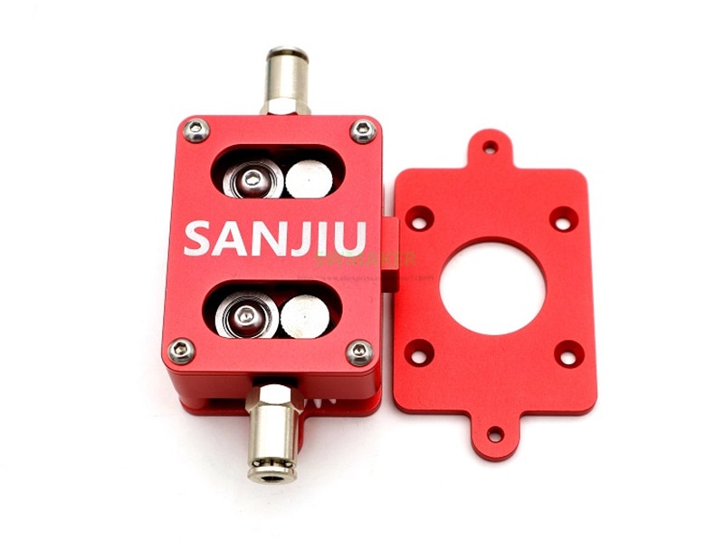 Red Black 3D Printer UM2 Ultimaker 2 Extended+ Extruder Feeder Double wheel Reducer Extruder 1.75/2.85/3mm Filament