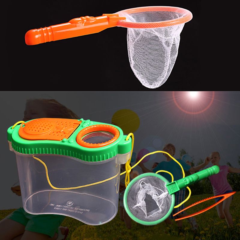 Forskning plast værktøjskasse insektfoder observationsboks tidlige barndom uddannelse eksperiment netto avl boks puslespil legetøj sæt