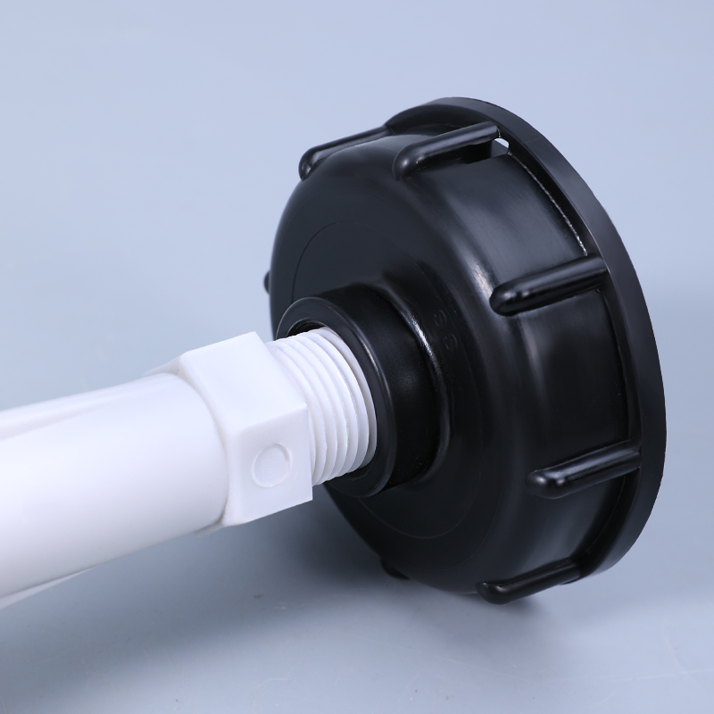 S60*6 to 1/2 &quot; 3/4 &quot; vattentank utlopp hink koppling förlängd trädgårdsslang koppling ibc vattentank adapter
