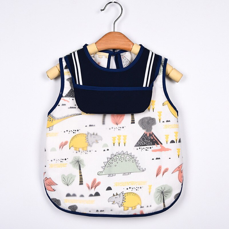 Bavoir imperméable pour bébé, , mignon, imprimé de dessin animé, fille et garçon, tablier à déjeuner, alimentation: style2