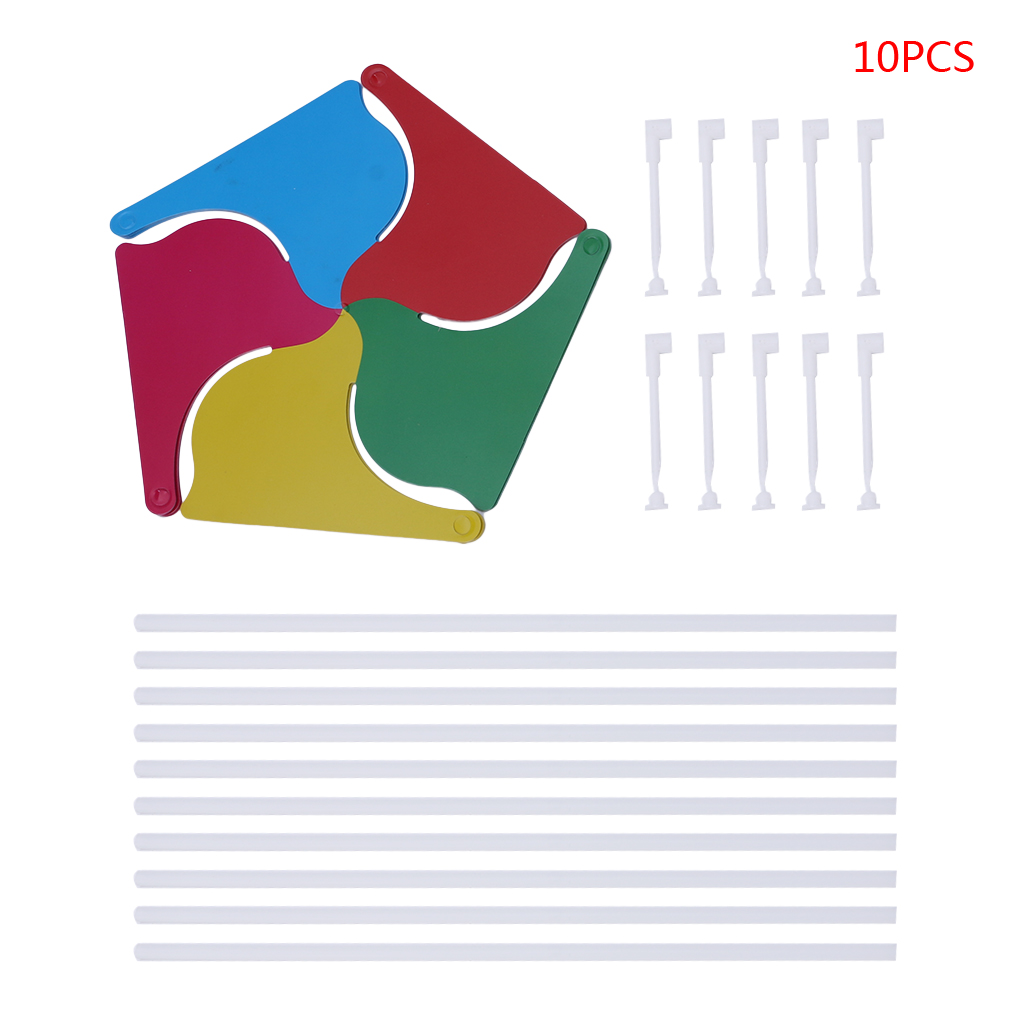 10Set Windmill Pinwheel Wind Spinner Garden Yard Art Decoration Outdoor Toys DIY