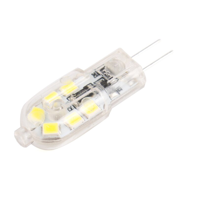 2pc g4 12v 2835 smd pære silikon krystall lampe 220v 3w dimbare cob led lys canbus super lyssterk myk energispare