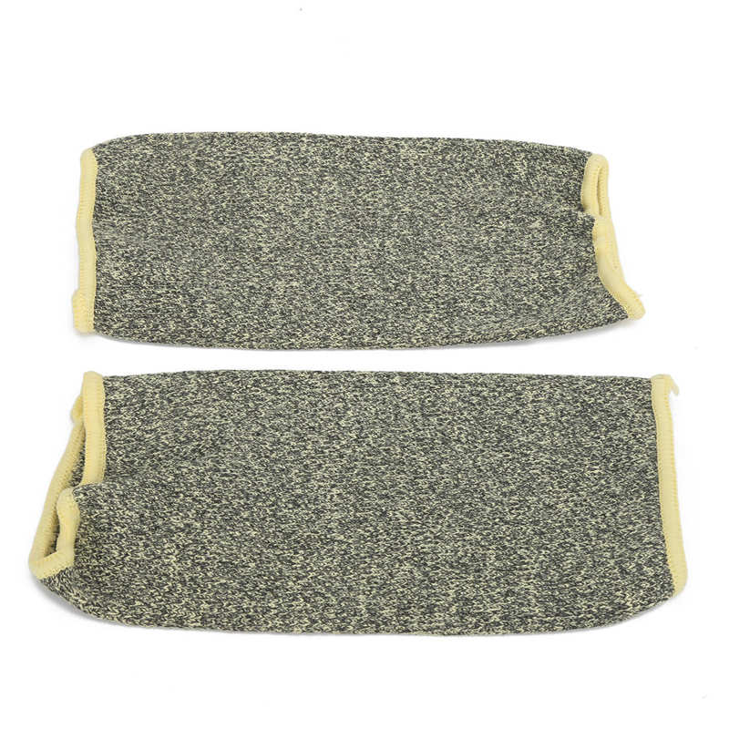 Pair Cut Resistant Sleeves Safety Level 5 Prevent Scrapes Scratches for Manufacturing