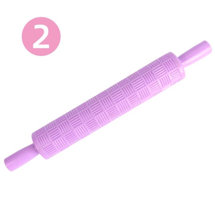 Rouleau à pâtisserie en plastique avec motif, accessoires de cuisine, pâtisserie, pâtisserie: 2