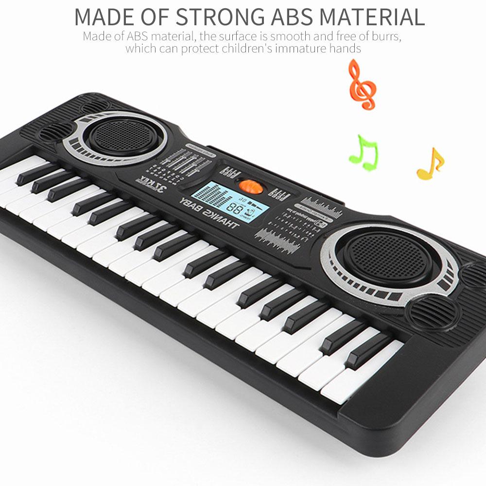 Keyboard Musical Instrument 37Key with Loud Speaker Portable 37 Key Music Electronic Organ Electronic Keyboard Piano