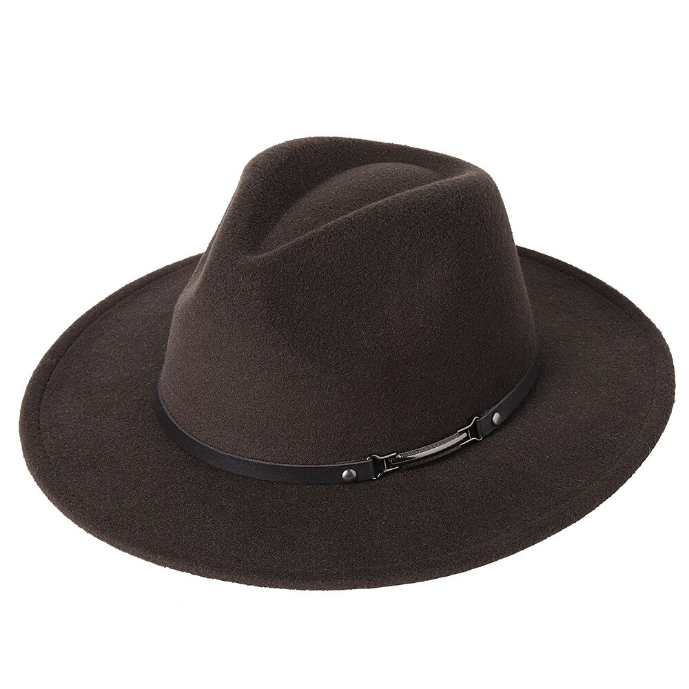 Brzoskwiniowe serce kapelusz Fedora damski łańcuszek duży kapelusz jesienno-zimowy Unisex kościół Panama kapelusz nowy Jazz filcowy kapelusz hurtowo: 010
