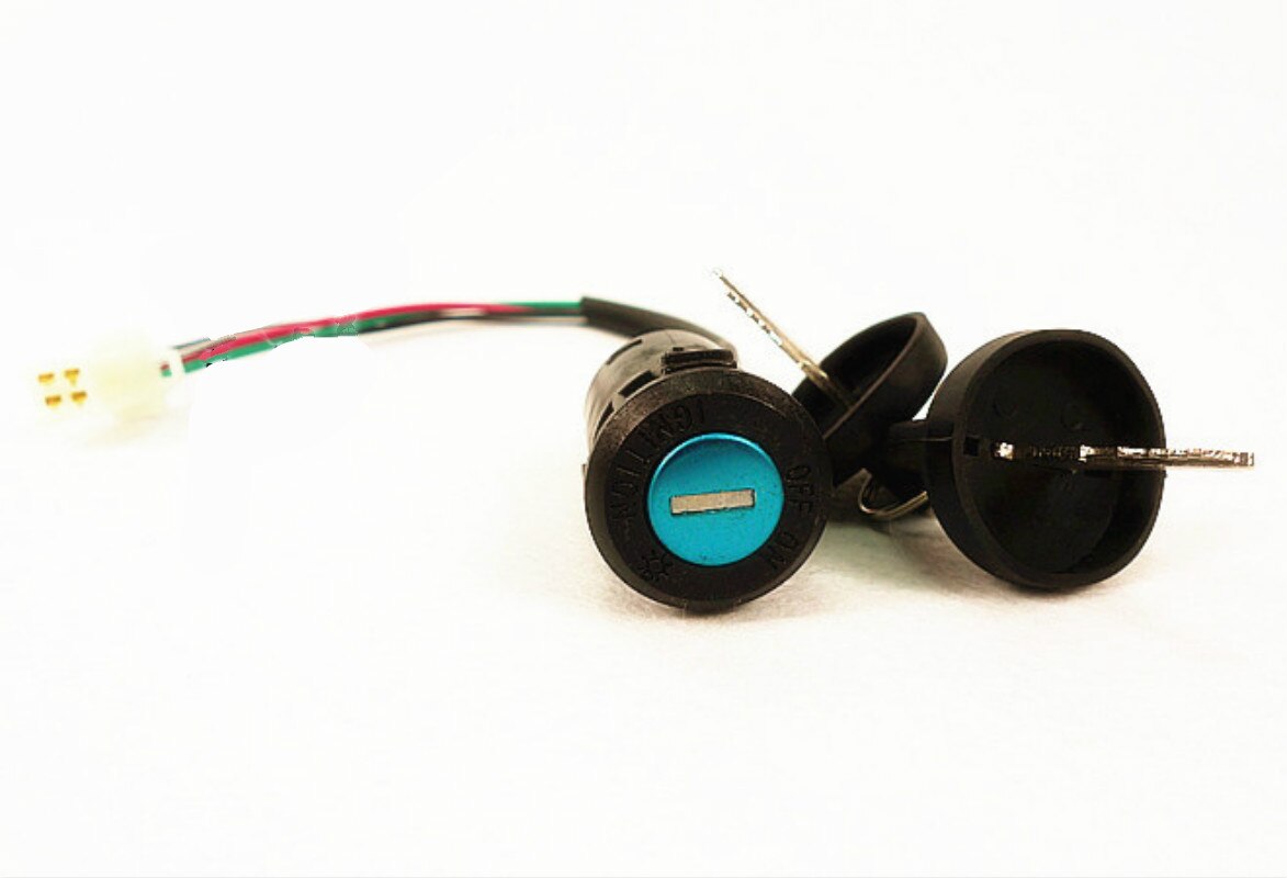 Xinqi Retro Locomotive Motorcycle Single Lock Core, Key with Cap Without Hat (with Dust Cover): A