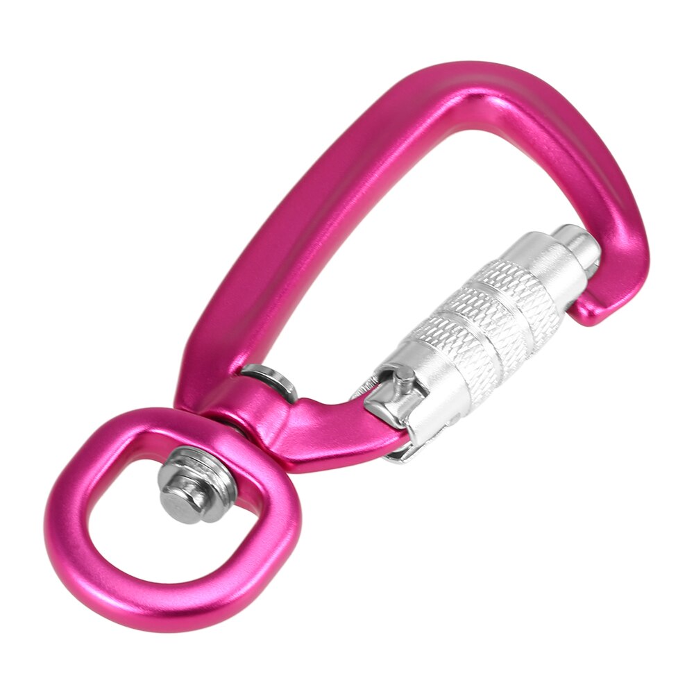 Lixada vridbar karbinhake 360 ° roterbar spinner karbinhake liten autolåsande karbinhake roterande hängmatta hängklämma