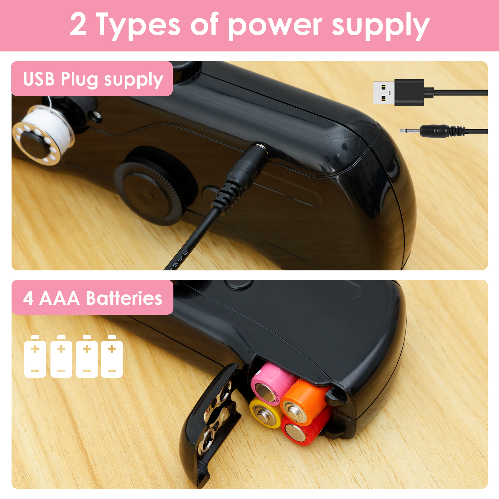 Mini Machine à coudre portative en plastique ABS, réparation rapide, Machine de réparation Portable pour les amateurs de Quilting débutants