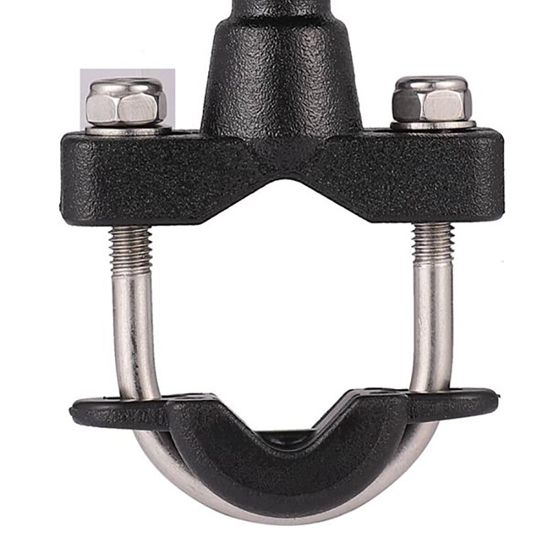 Manillar de motocicleta u-bolt, Guía para la bicicleta, Base de montaje de riel, soporte de manillar de motocicleta con bola de 1 pulgada, accesorios de motocicleta U-S