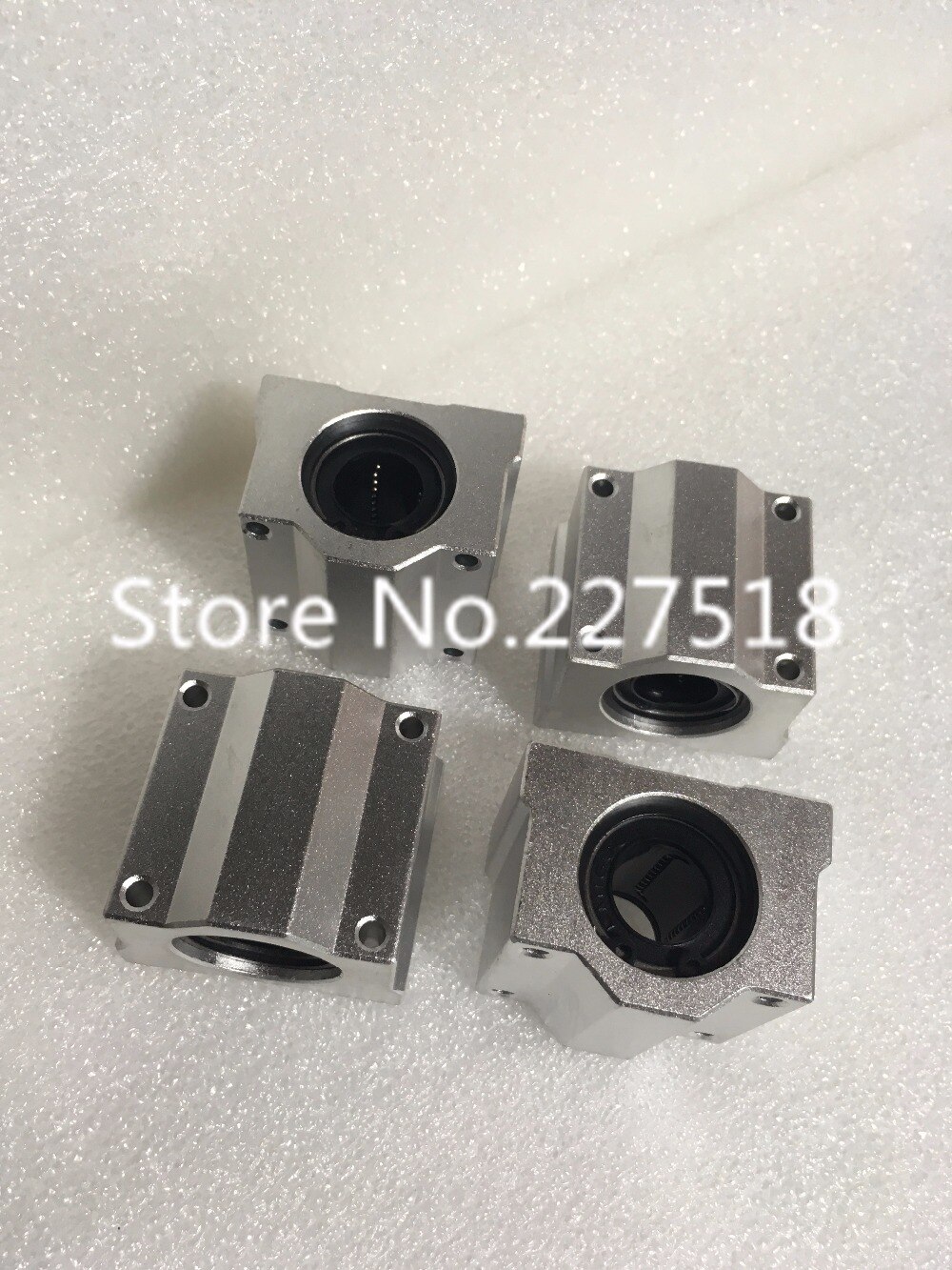 4 sztuk SCS16UU 16mm liniowy przewodnik liniowy blok osi łożyska kulkowe z LM16UU krzak, poduszka blok liniowy dla części CNC