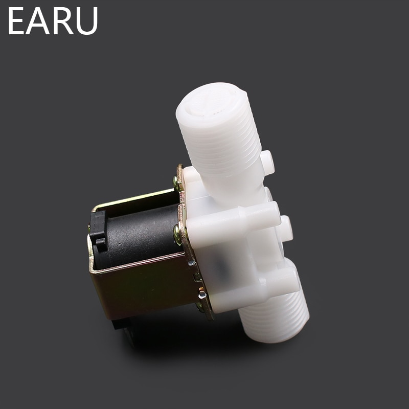 1/2 &quot; plast magnetventil 12v 24v 220v magnetisk vaskemaskine dispenser drikkevand pneumatisk trykregulator kontakt