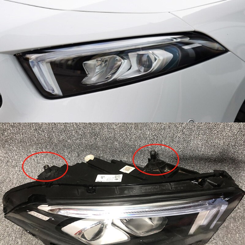 6X piezas de reparación de faros delanteros para Mercedes benz Clase A, A180L, A180, A200L, A200, W177, kit de reparación de faros, Círculo de protección izquierda y derecha