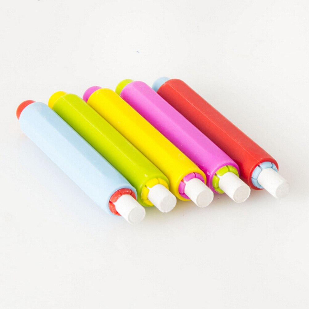 Ombord tilfældig farve 1 stk kridtholdere rene undervisningshold til lærerbørn hjemmeundervisning tilfældig