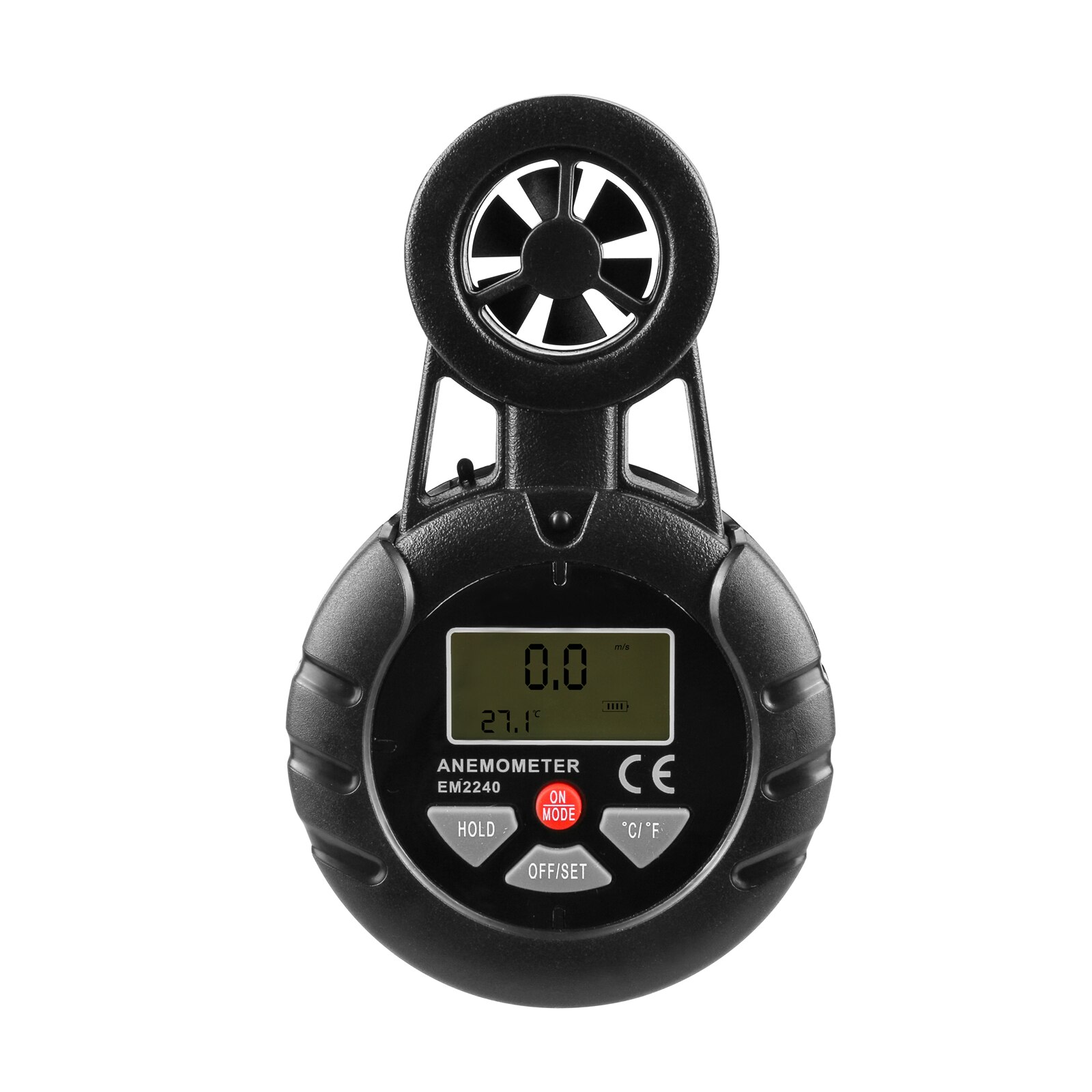 Portable Digital Anemometer Handheld LCD Electronic Wind Speed Air Flow Velocity Measure Meter Tester Backlight